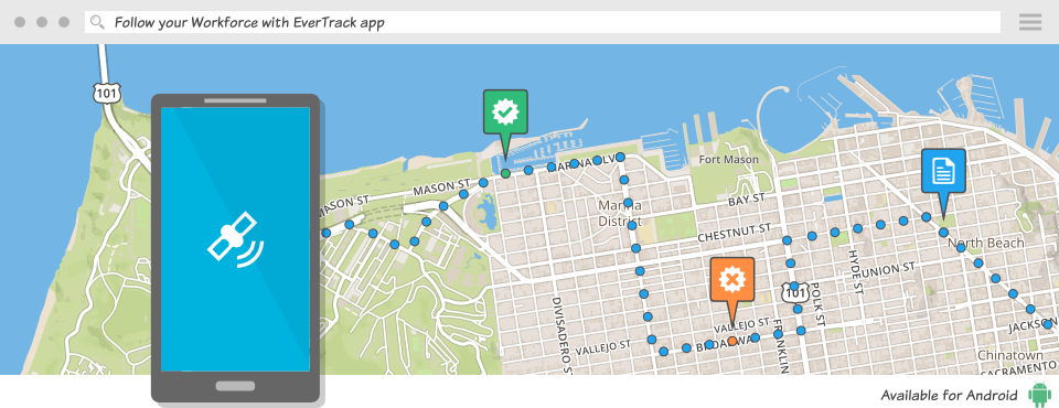 evertrack business gps tracker app